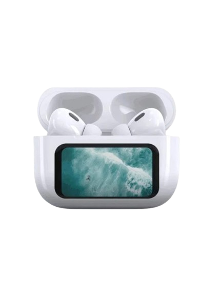 A9 Pro Airpods with Touch Screen | ANC/ENC Wireless Earbuds | Digital Display Airpods in Pakistan