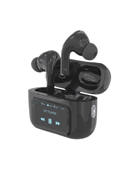 A9 Pro Airpods with Touch Screen | ANC/ENC Wireless Earbuds | Digital Display Airpods in Pakistan