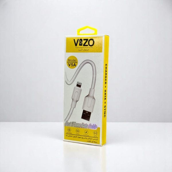 Vizo V-Go 22W Fast Charging Type-C Data Cable | High-Speed Charging Lead for Android Phones & Tablets | 1 Meter Durable Cable
