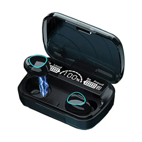M10 Wireless Bluetooth Earbuds with LED Display | Long Battery TWS Earphones in Pakistan
