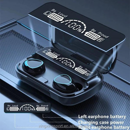 M10 Wireless Bluetooth Earbuds with LED Display | Long Battery TWS Earphones in Pakistan