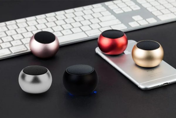 Mini Portable Wireless Bluetooth Speaker – Rechargeable with Card Slot & Mic (Random Color)