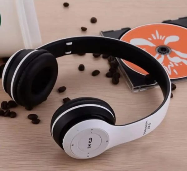 P47 Bluetooth Headphones – Foldable Over-Ear Wireless Headset for Gaming & Music (Random Color)