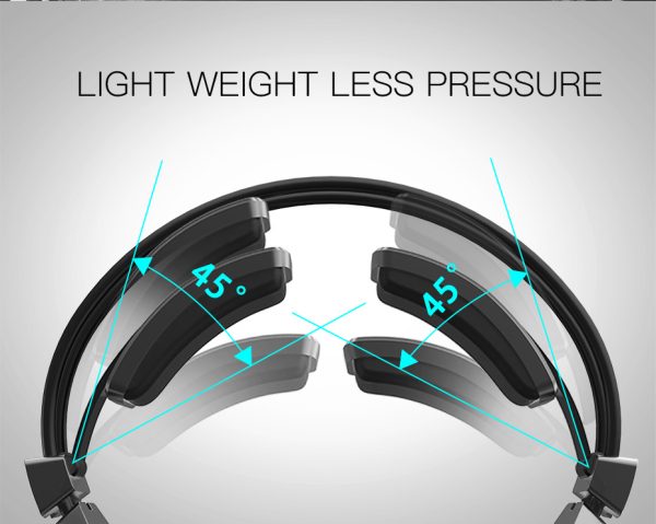 Senicc A6 USB Gaming Headset – Noise Cancelling Headphones with Mic & LED Lights (High Quality Sound)