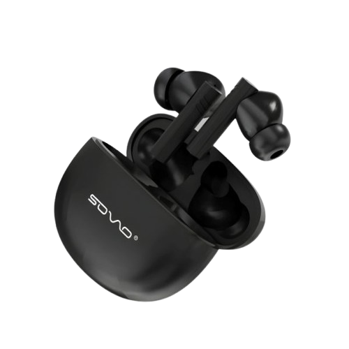 Sovo Buzzer Pro SBT-900 Earbuds – QuantumBeat Sound with Noise Cancellation | Wireless Earbuds in Pakistan